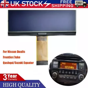 Radio Replace LCD Screen Display For Nissan Qashqai Juke Micra 28185BH30D NEW - Picture 1 of 6