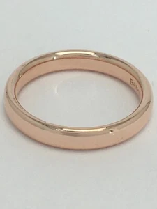 14K Rose Gold 3.0mm Plain Wedding Band Ring Size 7 (AP1132979) - Picture 1 of 4