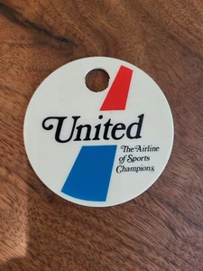 Vintage Detroit Tigers UNITED AIRLINES Gepäckanhänger Sports Champions MLB - Bild 1 von 2