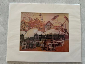 Between Amusements - Watercolor print by Jenny Armitage - Oregon State Fair - Picture 1 of 4