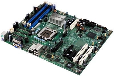 Intel S3000AH D40859-205 LGA775 4x DDR2 ATX Mainboard - Image 1 of 2