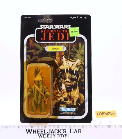Teebo Ewok 77 Back-A Star Wars ROTJ 1984 Kenner Figure NEW MOSC SEALED Cover