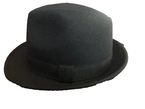 Weatherproof Garment Company Men's Black Fedora Hat Size M - Picture 1 of 9