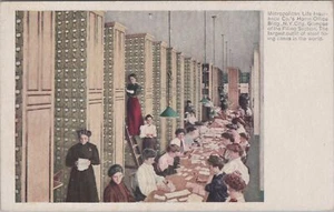 Tarjeta postal sin publicar Metropolitan Life Insurance Company Home Office Bldg N.Y. - Imagen 1 de 2