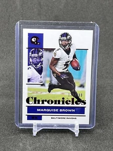 Lamar Jackson 2021 Panini Chronicles #7 Blue #’d /99 Baltimore Ravens QB - Picture 1 of 2