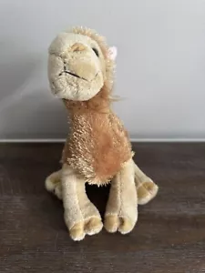 Ganz Webkinz Retired Tan Shaggy Two Hump Camel HM341 Beanbag Plush Toy - Picture 1 of 5
