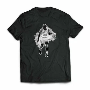 MICHALE JORDAN CHICAGO BULLS 23 Shirt Vintage Style Basketball Player T Shirt - Picture 1 of 3