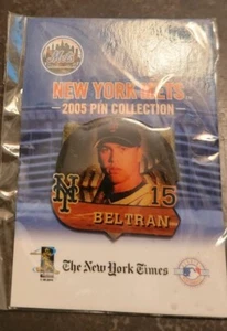 Carlos Beltran New York Mets 2005 Pin Collection - Picture 1 of 1