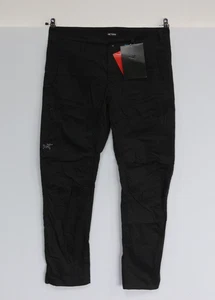 MENS ARC'TERYX BLACK LIGHTWEIGHT WALKING HIKING TREK OUTDOOR TROUSERS MED 32 NEW - Picture 1 of 9