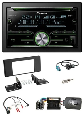 Pioneer Bluetooth Lenkrad DAB 2DIN USB CD Autoradio für BMW X5 E53 2000-2006 - Bild 1 von 4
