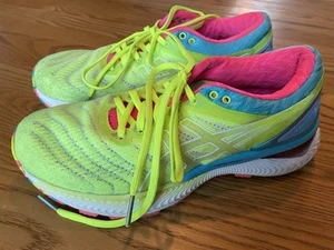 ASICS Gel 22 Nimbus Running Shoes Women's Size US 6 Yellow/Blue - Picture 1 of 14