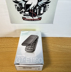 Téléphone à clapet Samsung GT-E1190 Portable Débloqué +Accessoires Comme neuf !! - Imagen 1 de 5