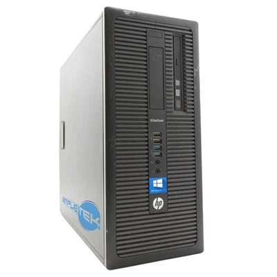 HP 800 G1 CORE i3 3.40GHZ 16GB 240GB 2GB GPU WIN10 COMPUTER TOWER RS232 DESKTOP - Immagine 1 di 4
