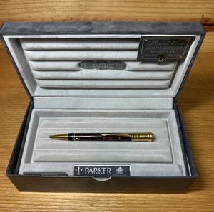 Parker Duofold Maroon Marble Ballpoint Pen Made In UK - Picture 1 of 9