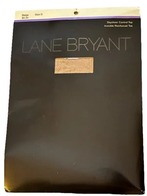 Top Lane Bryant Beige Daysheer Control Talla D Punta Reforzada Invisible NUEVO Foto 1 de 4