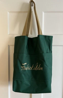 Vintage Frederick & Nelson Seattle Nylon Tote Bag Boat Travel Utility Green Rare - Image 1 of 4