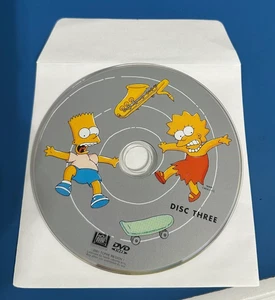 THE SIMPSONS-SEASON 1 DISC 3-REPLACEMENT DISC ONLY- DVD With VIDEO - Foto 1 di 3