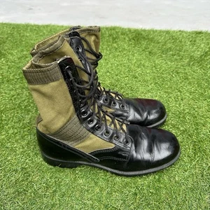 Vintage 66 Vietnamkrieg Militär Feld Dschungel Kampfstiefel Herren 9R Third - Bild 1 von 14