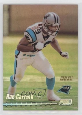 1999 Topps Stadium Club Chrome First Day Issue Refractor /25 Rae Carruth #108 - Image 1 of 2