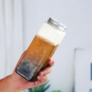 500ml Portable Fruit Cold Brewed Tea Bottle Transparent Plastic Beverage Bott Nm - Picture 1 of 46