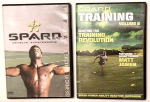 Sparq Training 2 DVD Lot Speed Power Agility Reaction Quickness Trng Revolution - Imagen 1 de 4
