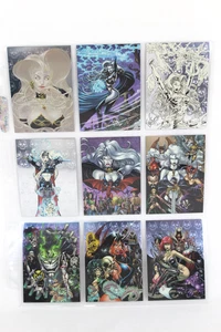 1998 Lady Death Covenant Complete 9 Foil Insert Chase Card Set in Pages Artbox - Picture 1 of 8