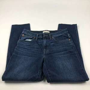 Madewell Slim Boyjean 27 Tag (Actual 30W 26.5L) Cut Off Stretch Jeans - Picture 1 of 11