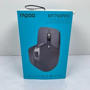 Rapoo MT760 PRO Wireless Mouse NearLink Bluetooth 12K DPI 2K Polling Matte Black - Picture 1 of 15