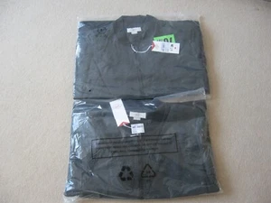 BNWT TWO 2 MENS LEE COOPER CASUAL FULL ZIP BOMBER JACKETS L DARK GREEN POCKETS - Picture 1 of 15