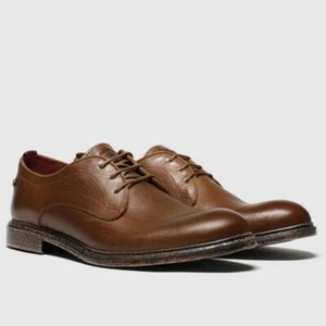 BASE LONDON TAN GARNET LEATHER SHOES MULTI SIZES