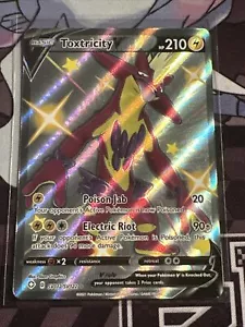 Pokémon TCG Toxtricity V Shining Fates SV112/SV122 Holo Shiny Holo Rare - Picture 1 of 2