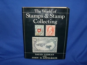 THE WORLD OF STAMPS & STAMP COLLECTING DAVID LIDMAN - HC - Picture 1 of 3