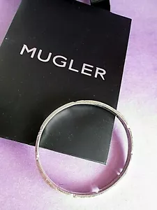 Thierry Mugler Signed Sterling Silver Star Bracelet Vintage 1990's Pre-owned - Picture 1 of 11