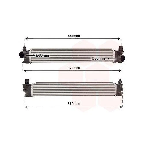 Van Wezel 17014713 Ladeluftkühler für Citroën Fiat Peugeot Fiat / Lancia - Bild 1 von 1