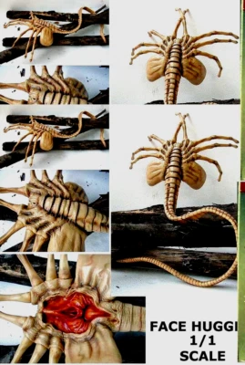 36"Long ALIEN FACE HUGGER CLASSIC STYLE Sci-Fi Movie Unbuilt Vinyl Model Kit 1/1 - Image 1 of 2
