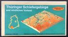 Landkarte Thringen Thringer Schiefergebirge und nrdliches Vorland Haack 1989