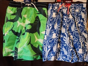 Lot Of 2 Pairs Of Boys Gap Swim Shorts, Size M (8) EUC - Picture 1 of 2