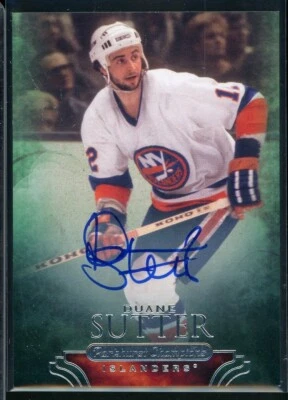 2011-12 Parkhurst Champions Autographs #71 Duane Sutter - Image 1 of 2