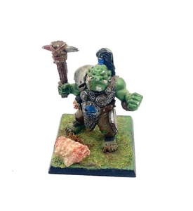 Ogre Ork Warhammer Fantasy Vintage Old hammer Miniatura Metallo Games Workshop - Foto 1 di 1