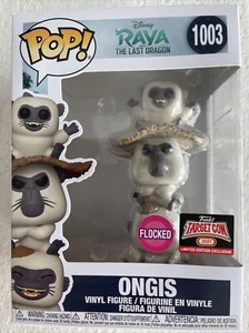 Funko POP✨RAYA The Last Dragon ONGIS FLOCKED 1003 EXCLUSIVE ✨TARGET CON LE - Picture 1 of 4