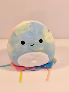 Peluche Janet the Jellyfish Rainbow Tie-Dye Kellytoy peluche suave 13 cm - Imagen 1 de 7