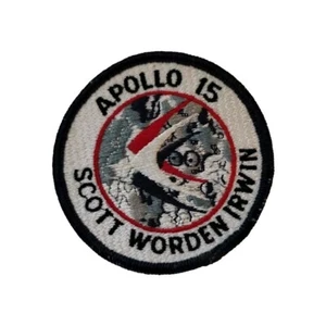 NASA Space Program Apollo 15 Hook Loop Emblem Patch SCOTT WORDEN IRWIN Badge - Picture 1 of 6