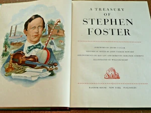 Stephen Foster 1946 Illustrated Hardcover Song Music Book - Picture 1 of 12