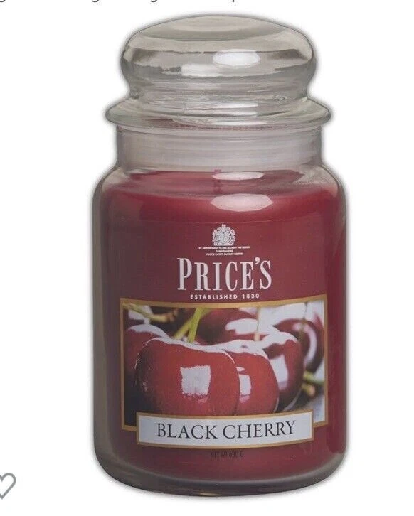 Price’s 蜡烛-黑色樱桃蜡烛-大罐 22.5 盎司 — 第 1/1 张图片