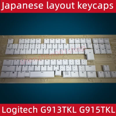 Replacemen set of 87 key caps for Logitech G913TKL G915TKL Japanese layout - Image 1 of 4