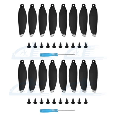 16pc Silver Low-Noise Propellers Foldable Drone Props Blades for DJI Mavic Mini - Image 1 of 4