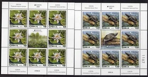 2185 - SERBIA 2024 - EUROPE - Underwater Fauna and Flora -Turtle- MNH Mini Sheet - Picture 1 of 2