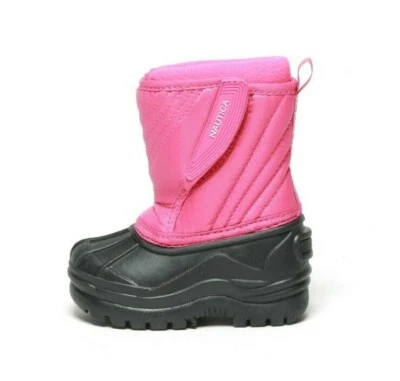 Bota NAUTICA para niños pequeños para clima de nieve NT127P rosa/negro Foto 1 de 4