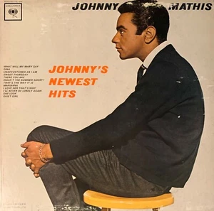 JOHNNY MATHIS: PRE-OWNED LP-JOHNNY's NEWEST HITS..VG/G+ - Picture 1 of 4