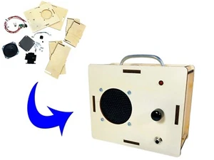 DIY 2.5 Watt Amplifier Kit-Laser-cut enclosure w/ endless design possibilities! - Picture 1 of 5